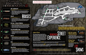 Official Halloween Horror Nights 2012 Map