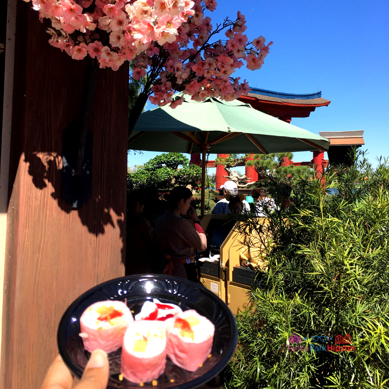 Epcot International Flower and Garden Festival Japan Frushi. One of the best 2024 Epcot Festivals at Disney World!