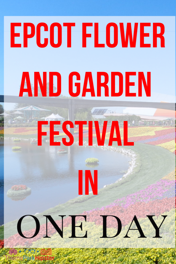 Epcot flower and garden festival in one day with gardens and topiaries. #epcot