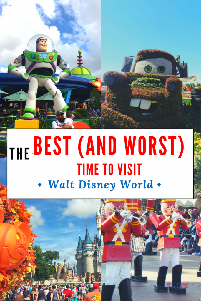 Theme Park Travel Guide to the Best Time to Visit Disney World in Orlando, Florida.