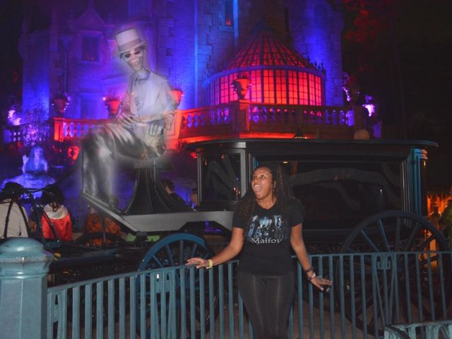 2023 NikkyJ with Mickeys Halloween Party Ghost PhotoPass. Keep reading for more Mickey's Not So Scary Halloween Party at Disney!