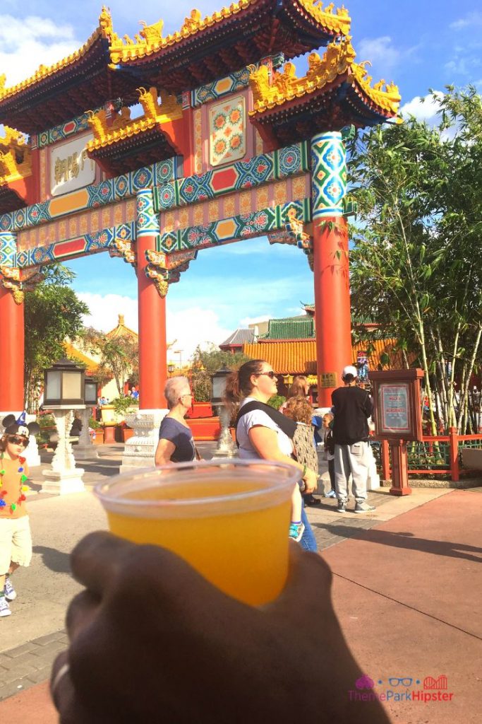 Kung Fu Punch in China Pavilion Gingerita. One of the best drinks at Epcot for Drinking Around the World.
