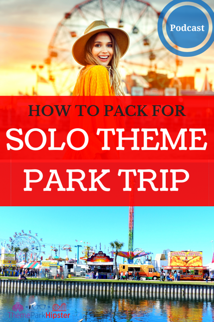 Minimalist Packing List for Solo Vacation to a Theme Park
