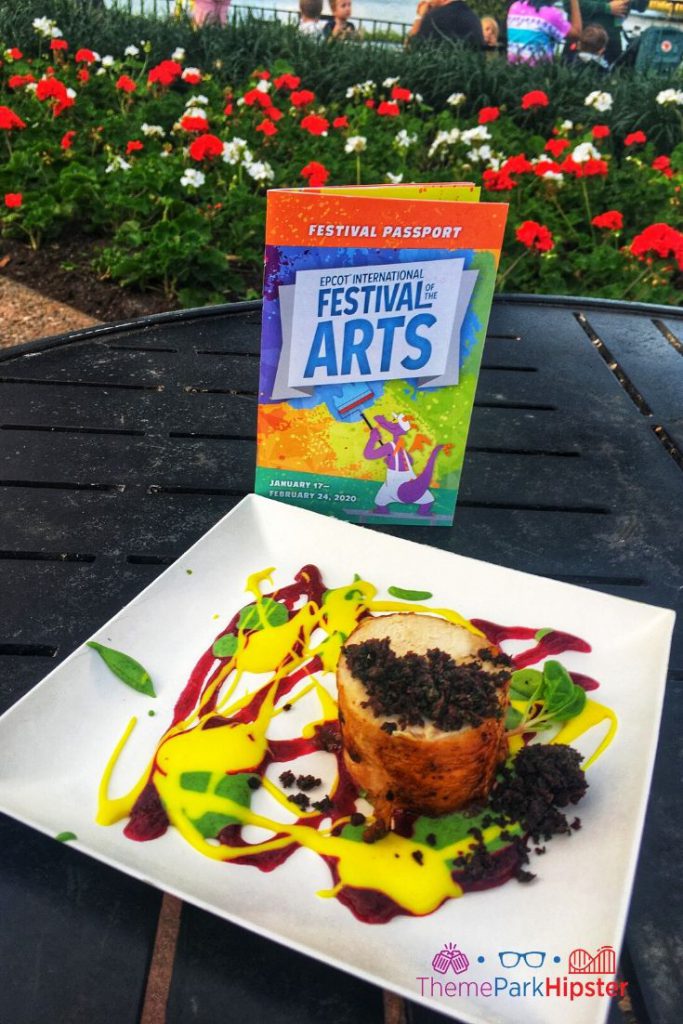 Epcot Festival of the Arts POP Eats Chicken Art. One of the best 2024 Epcot Festivals at Disney World!