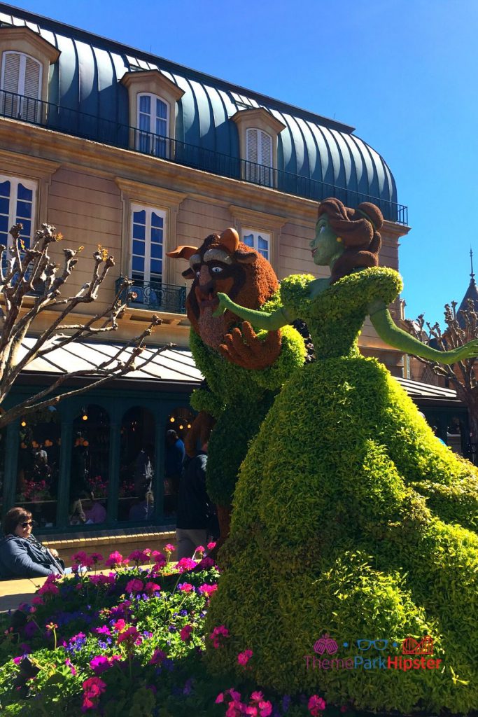 Beauty and the Beast Topiary Epcot International Flower and Garden Festival