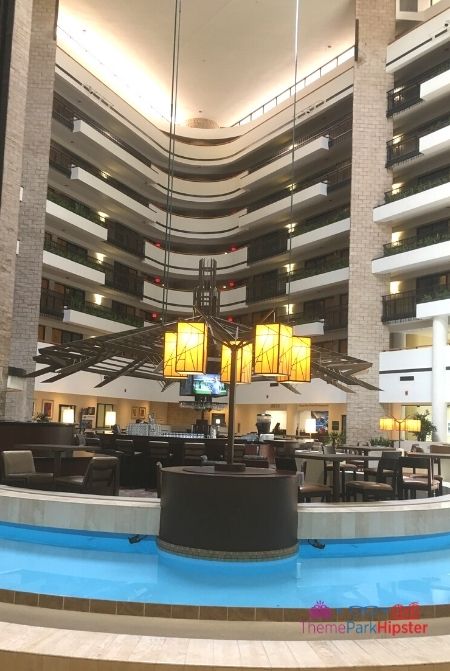 Embassy Suites I Drive 360 Orlando Lobby Breakfast and Happy Hour Area Review