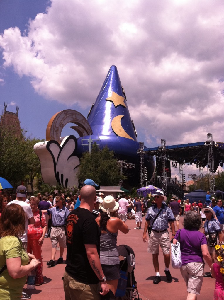 Disney MGM Studios AKA Hollywood Studios 2012 with Mickey Sorcerer's Hat