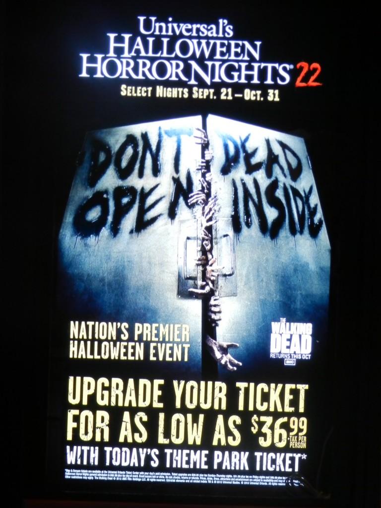 Walking Dead House Halloween Horror Nights 2012. Keep reading for more HHN 22 tips.