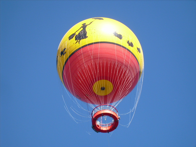 Ballon Flight over Disney
