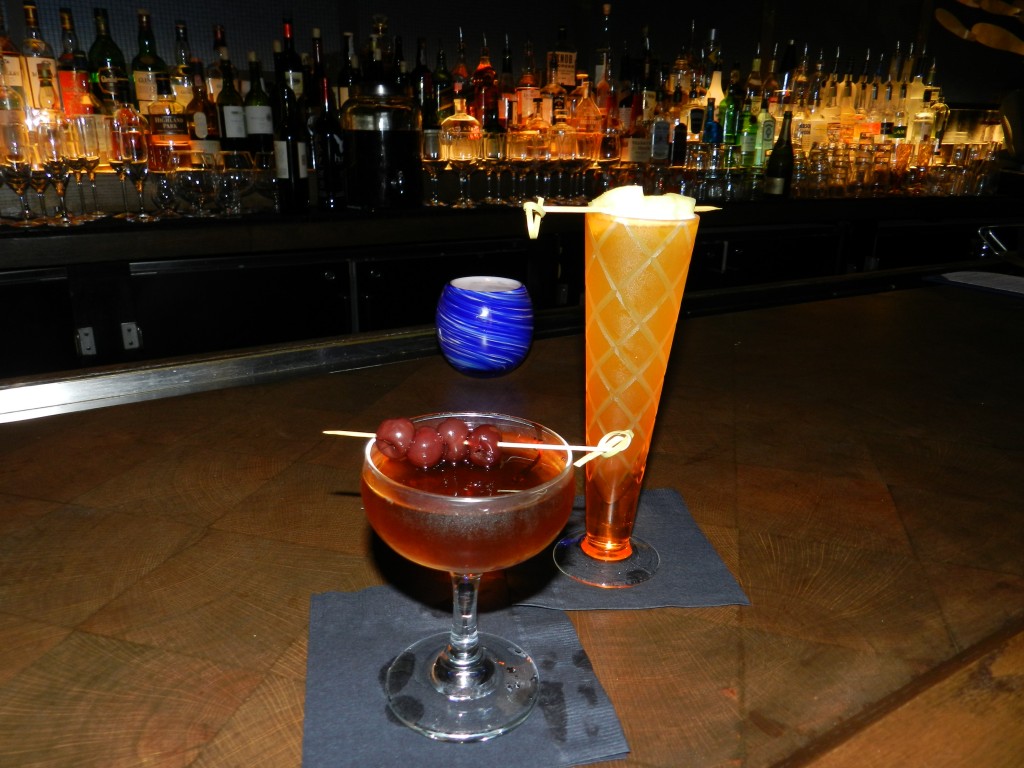 Todd English Blue Zoo cocktails for thanksgiving day at Disney World.
