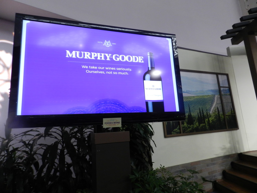 Murphy-Goode Winery Seminar 2013 Food and Wine Festival. Keep reading to get the best Epcot Food and Wine Festival Tips!