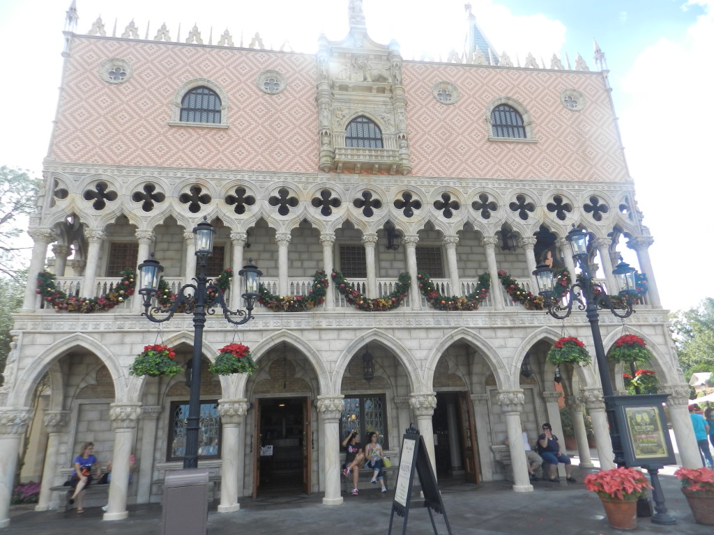 Christmas at Epcot 2013 Italy Pavilion