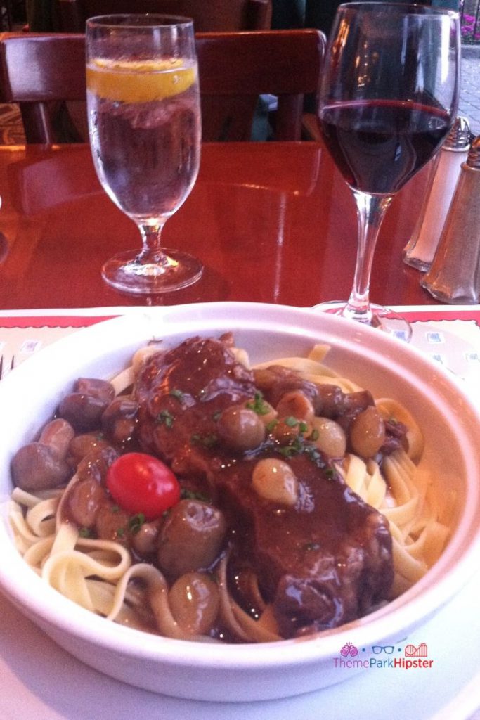 Creamy Braised Beef Short Rib at Chefs de France Disney World. One of the best Restaurants at Epcot.