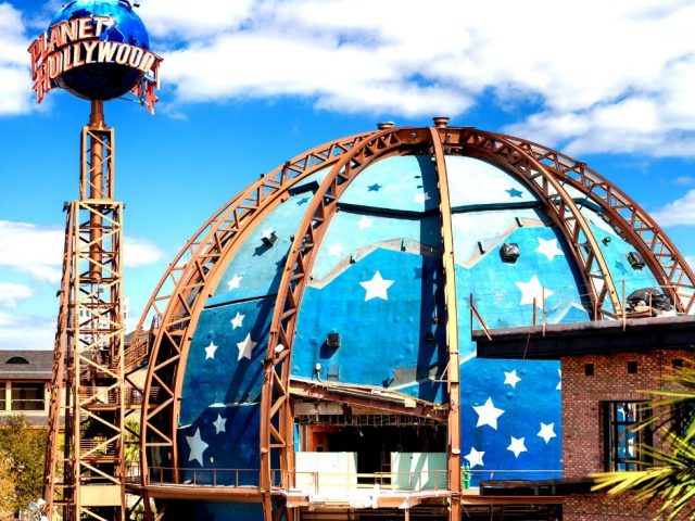 Planet Hollywood Entrance at Disney Springs in Orlando