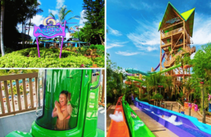 Ihu Breakaway Falls at Aquatica Orlando near SeaWorld Orlando