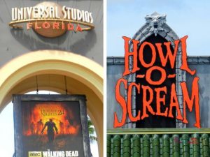 Halloween Horror Nights or Howl-O-Scream