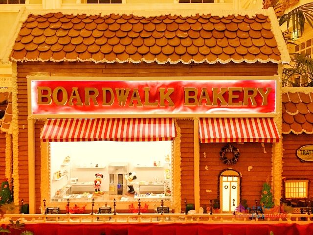 Boardwalk Bakery Disney Gingerbread House Display 