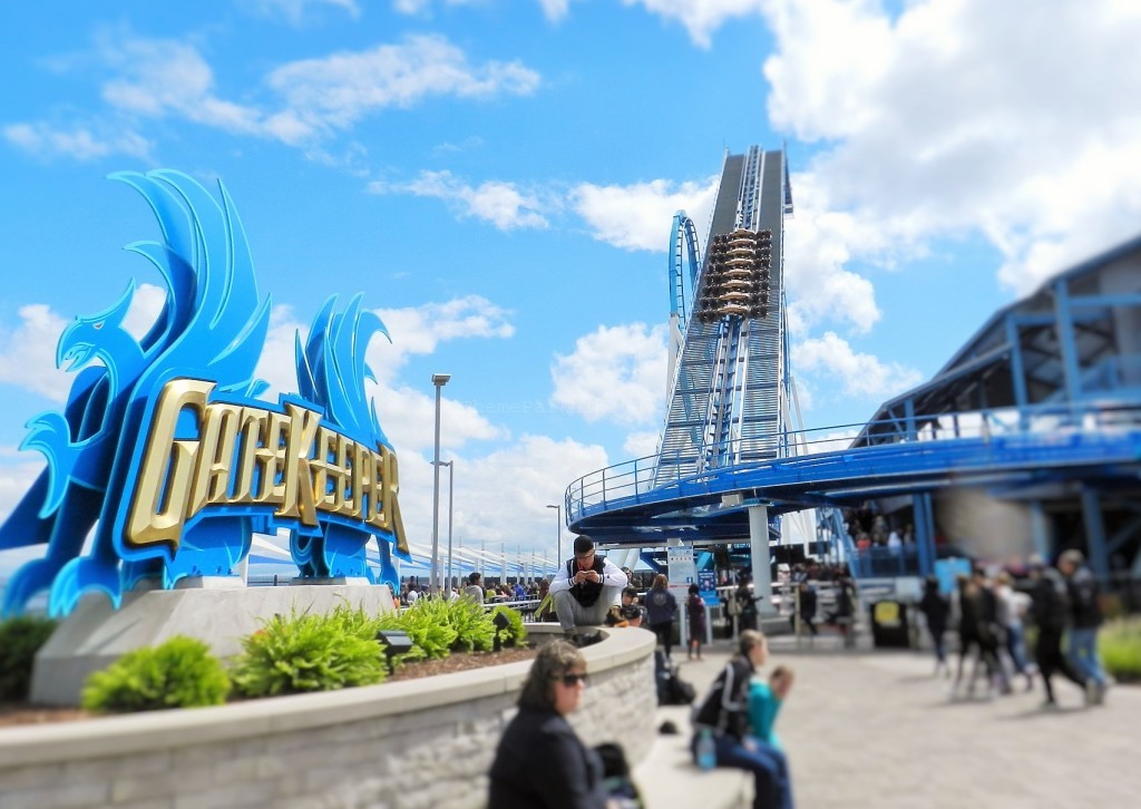 cedar point Gatekeeper roller coaster. Keep reading for more Cedar Point Solo Travel Tips!