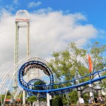 Corkscrew and Power Tower at Cedar Point