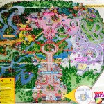 1997 Magic Kingdom Park Map