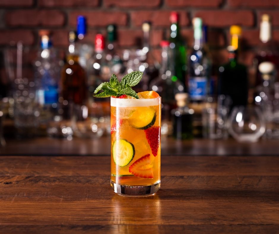 Pimms Cup Cocktail at Epcot