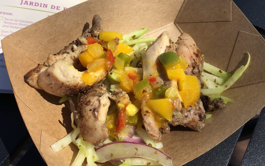 jerk chicken epcot flower and garden festival at La Isla de Fresca