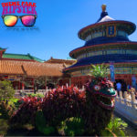 China Pavilion at Epcot with topiary dragon. #DisneyTips #Epcot