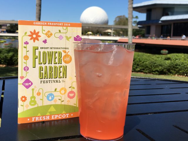 Elderflower Sangria at Epcot Flower and Garden Festival
