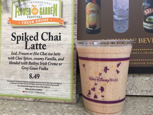 spiked chai latte epcot 2016