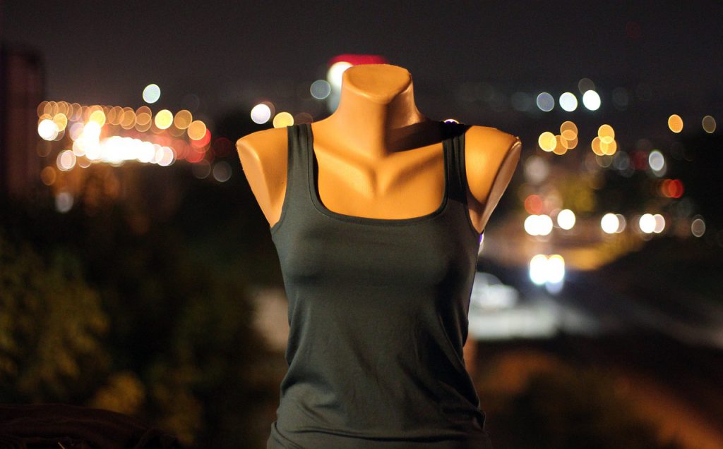 Black undershirt