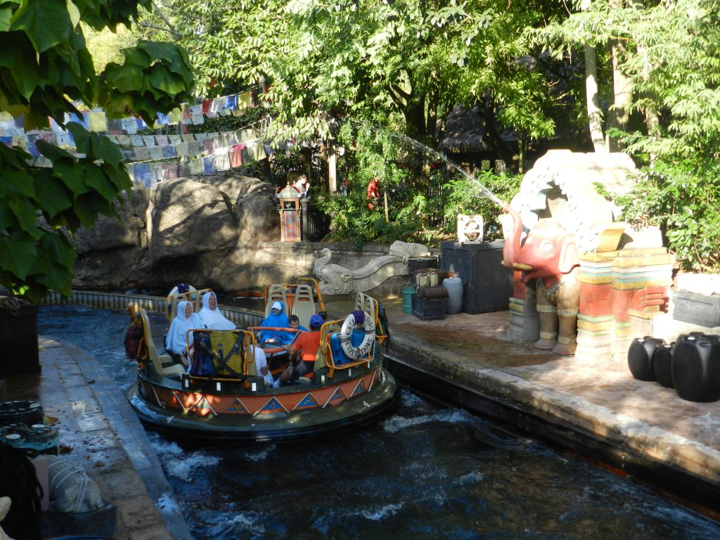 Water ride at Disney Animal Kingdom theme park.
