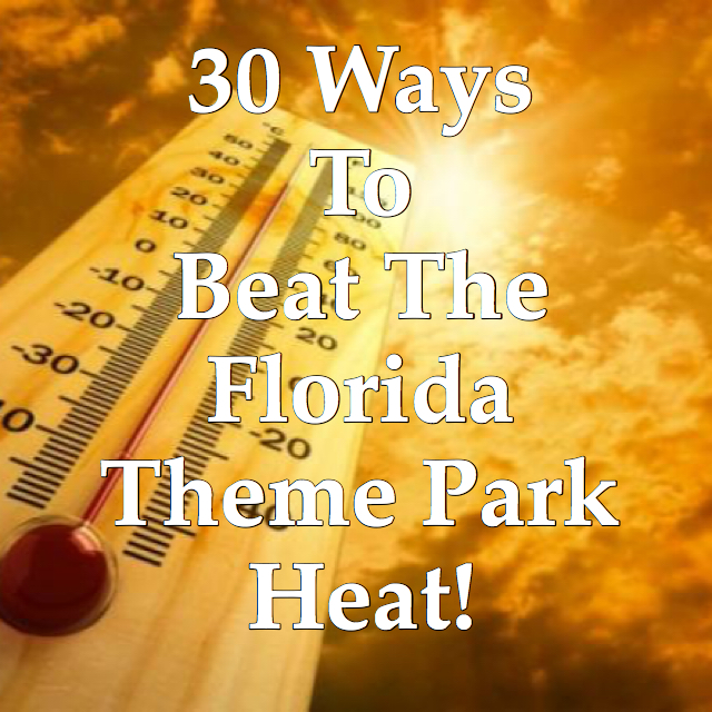 Beat the Florida heat at disney world with the thermometer getting hot.