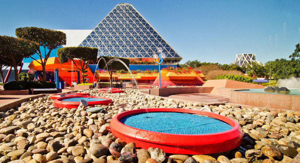 Theme park hopping alone. Journey into Your Imagination with flying water fountains and pyramids at Epcot. Here you can visit the DVC Lounge. One of the hidden Disney World Tips.