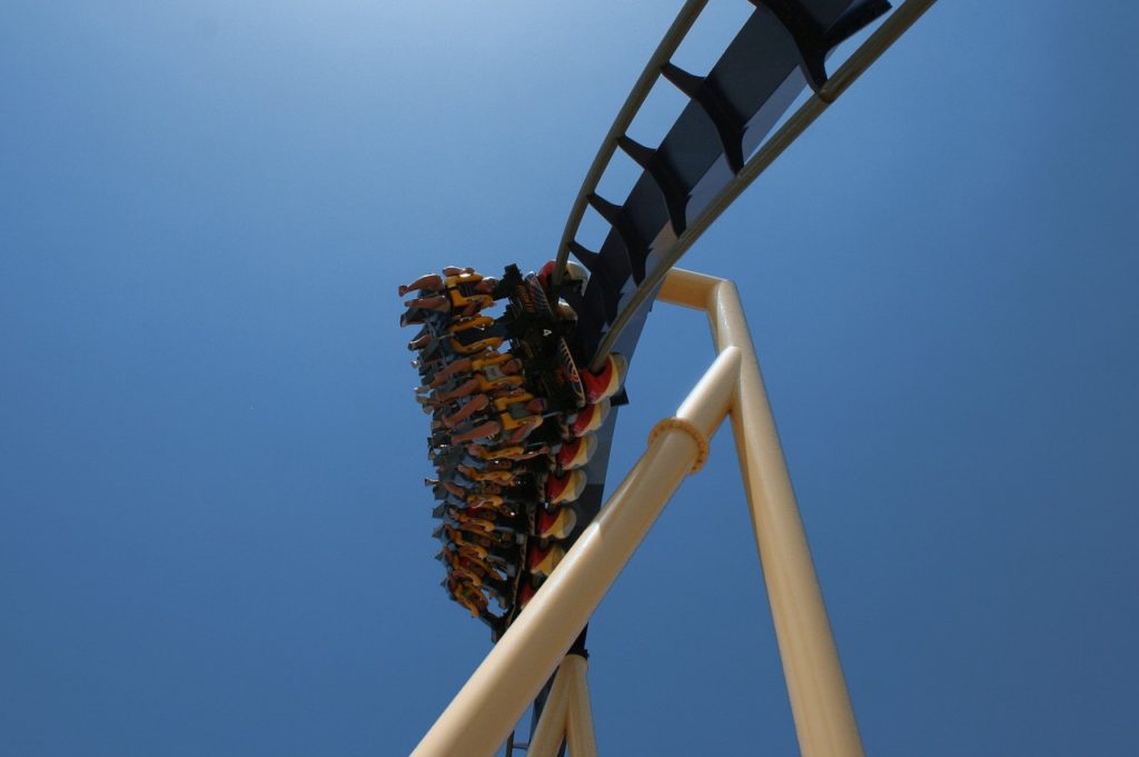 Busch Gardens Montu Roller Coaster in Tampa Florida