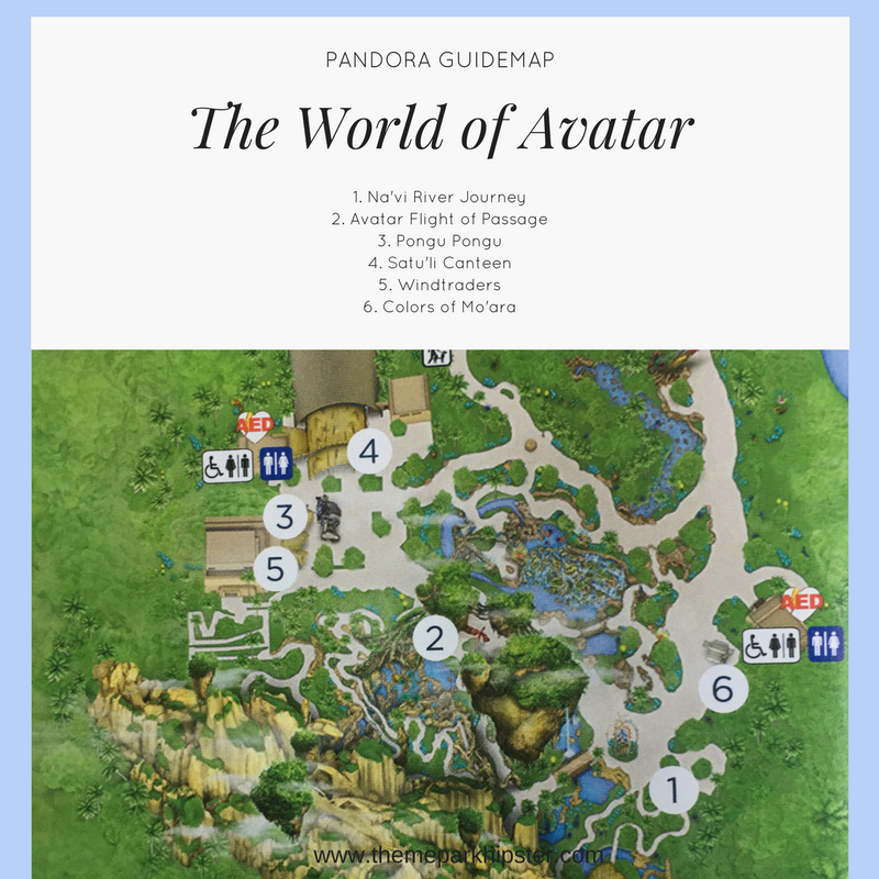 Pandora the World of Avatar Map