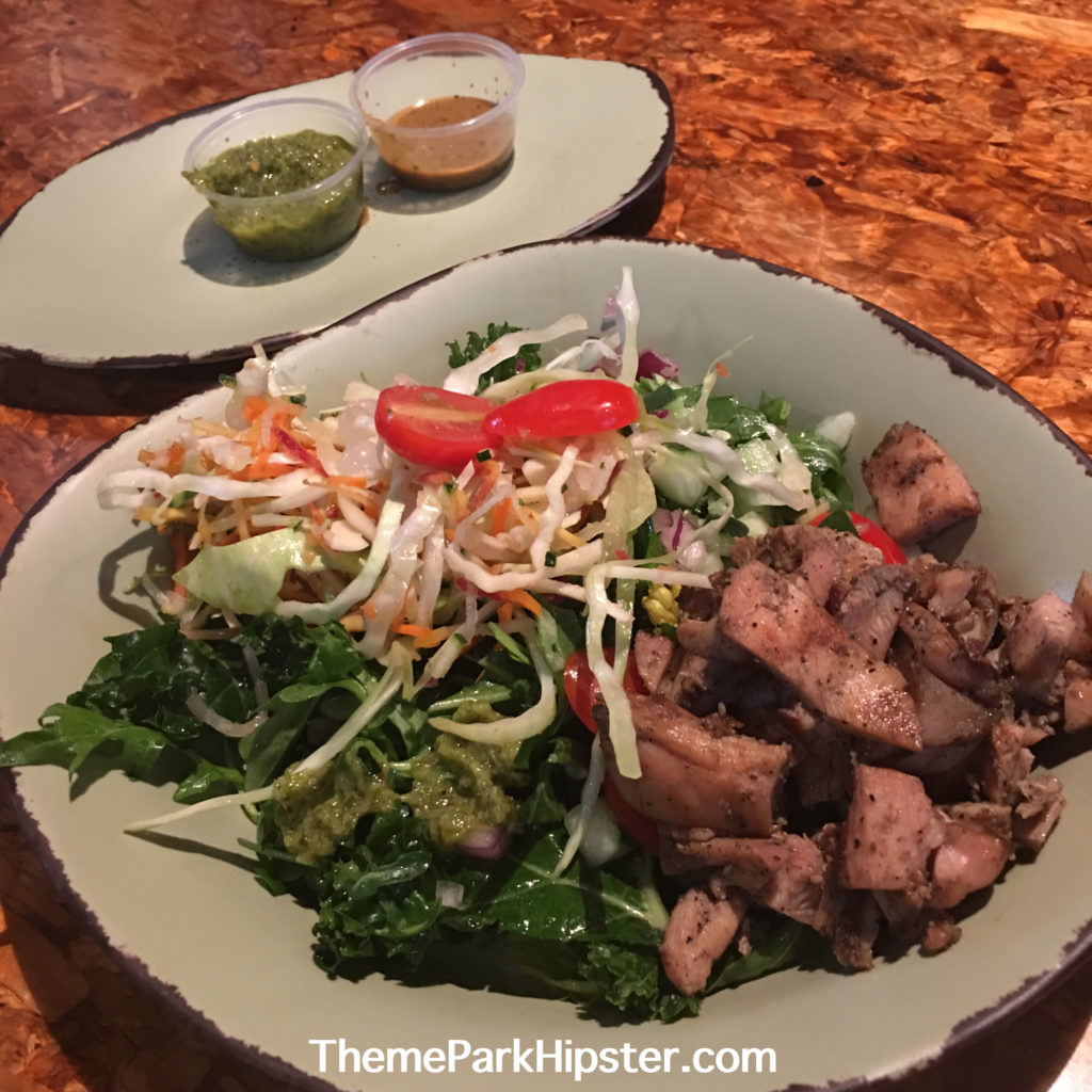 Pandora's Chopped Wood-Grilled Chicken Bowl at Satu’li Canteen