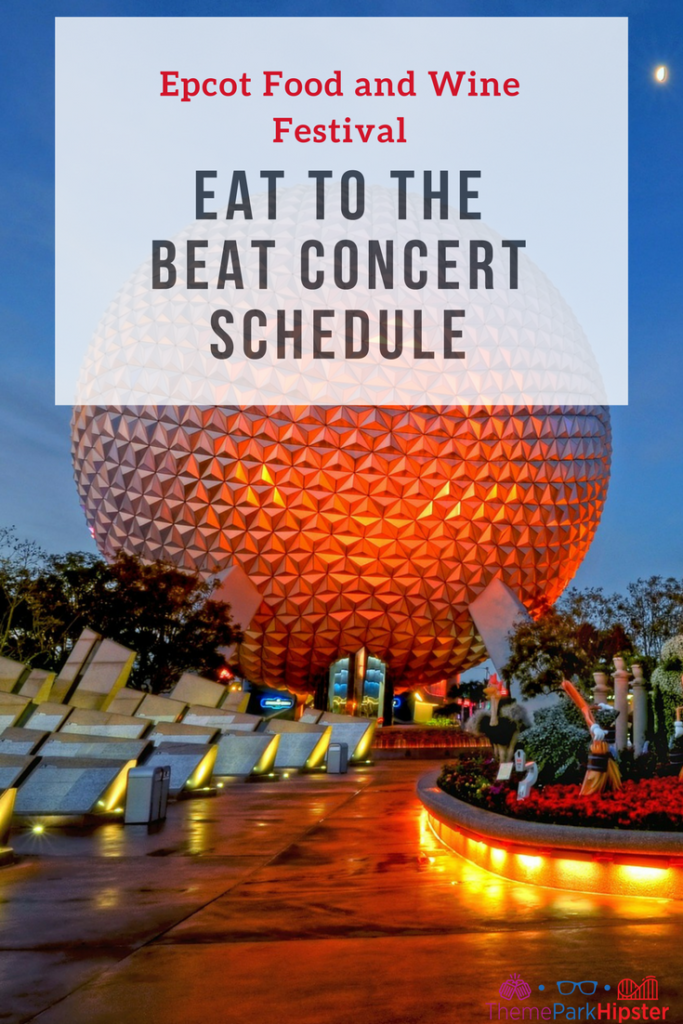 The annual concert series usually features popular bands from the 80s, 90s, and the 2000s. It takes place on the American Gardens Theater stage in the American Adventure Pavilion at Epcot. Keep reading to learn about the Epcot Food and Wine Festival Concerts time and schedule at Eat to the Beat.