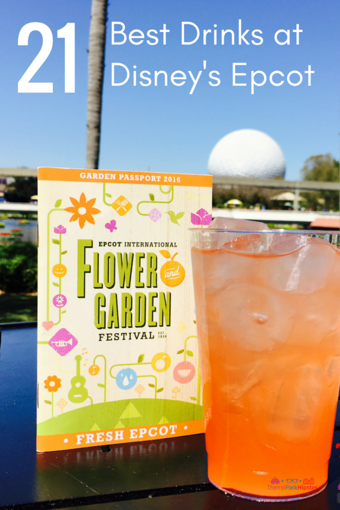 Best drinks at Epcot. Delicious watermelon margarita at Disney's Epcot. #disneytips 