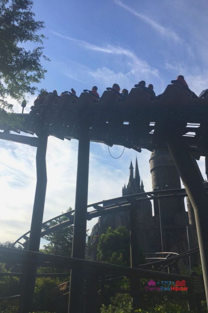 Flight of the Hippogriff Hogsmeade Universal Orlando. Keep reading to get The Best Wizarding World of Harry Potter Itinerary.