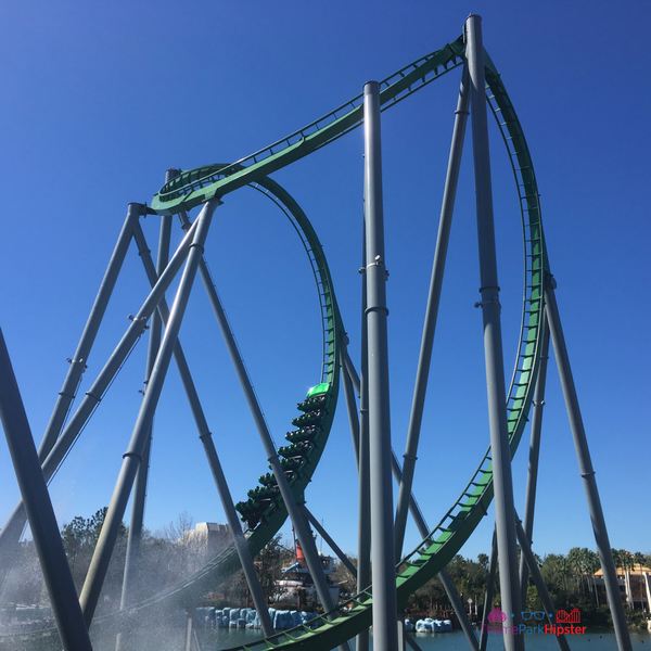 The Incredible HULK Coaster. One of the best rides at Islands of Adventure.