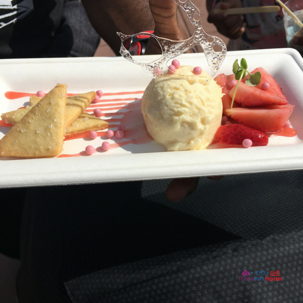 Festival of the Arts Deconstructed Strawberry Cheesecake