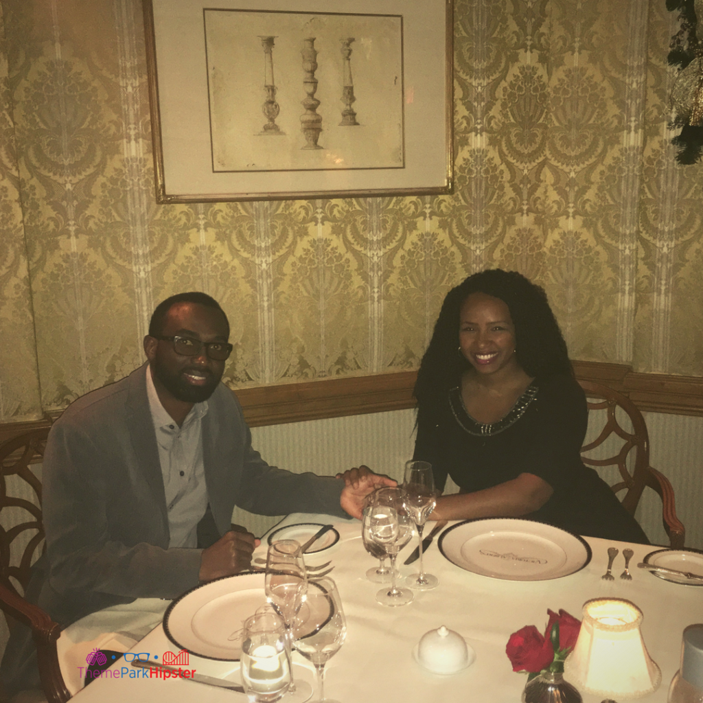 Disney World Date night at Victoria & Albert's