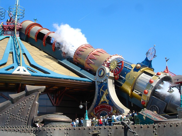 Disneyland Paris Where are Disney Parks Located Space mountain roller coaster