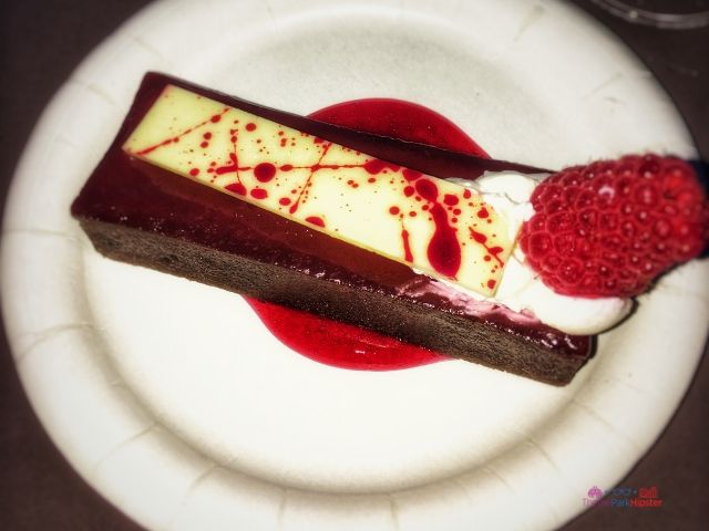 Epcot Food and Wine Dark Chocolate Raspberry Torte