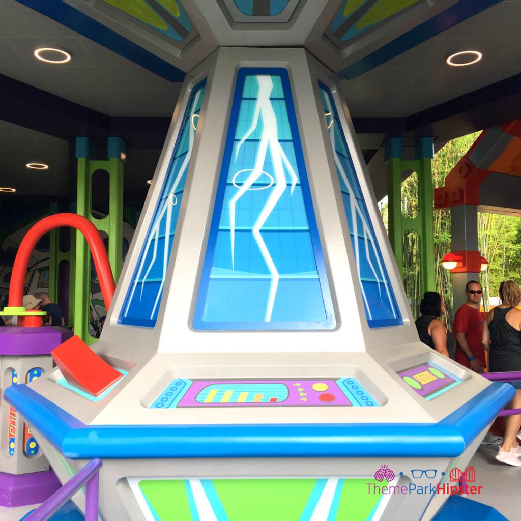 Toy Story Land Tips with Swirling Alien Saucers Queue
