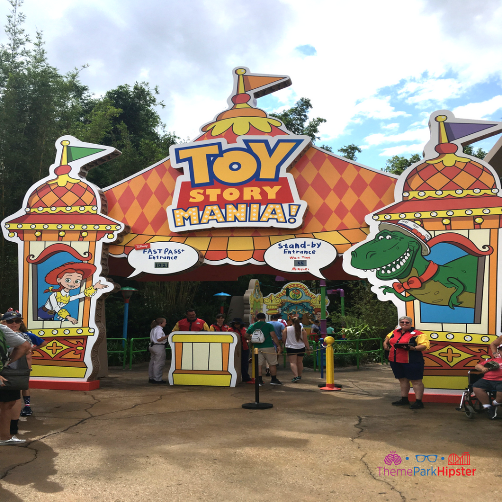 Toy Story Mania ride. Toy Story Land Tips for Disney World.