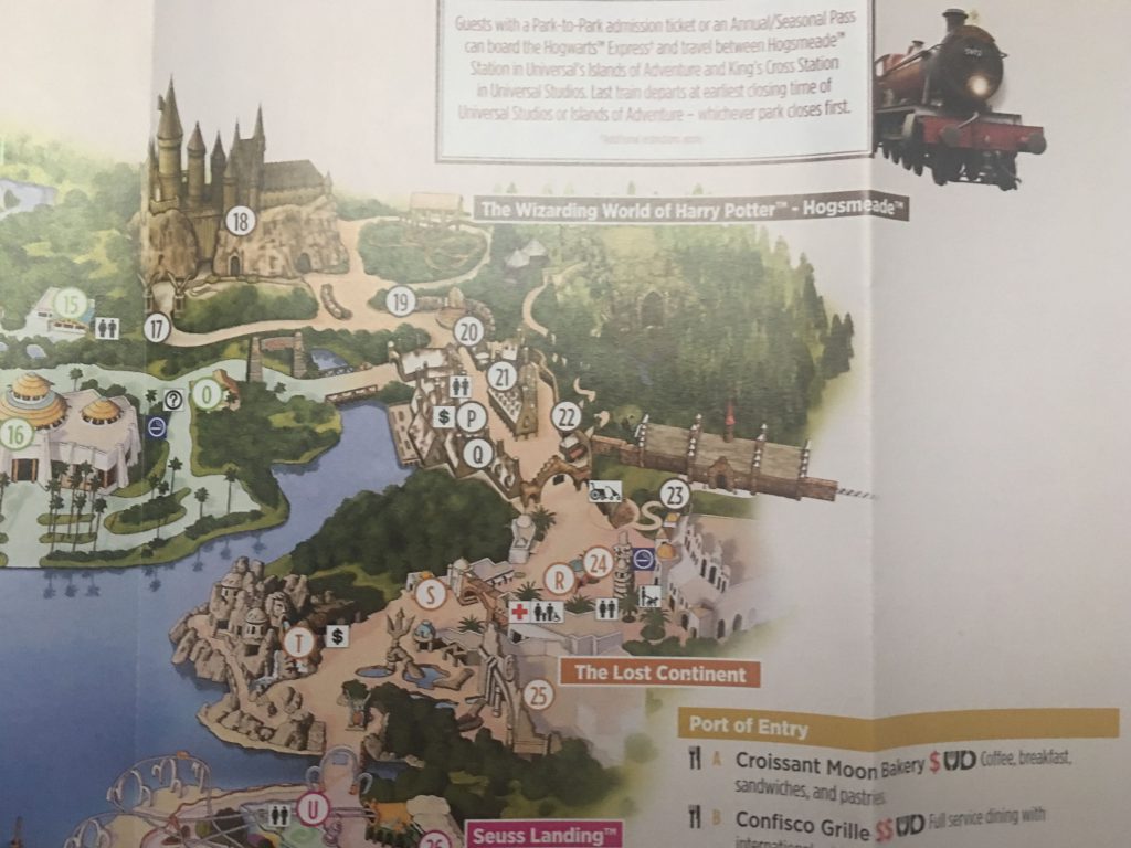 wizarding world of harry potter hogsmeade map