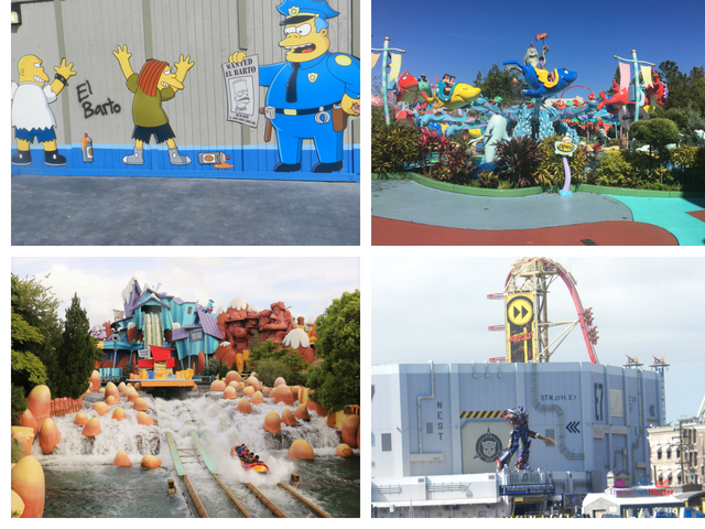 universal orlando solo with photos of Simpsons Land Transformers One Fish Two Fish Red Fish Blue Fish and Water Ride. Keep reading to learn how to have the best Universal Orlando Solo Trip for Travelers going to theme parks alone.