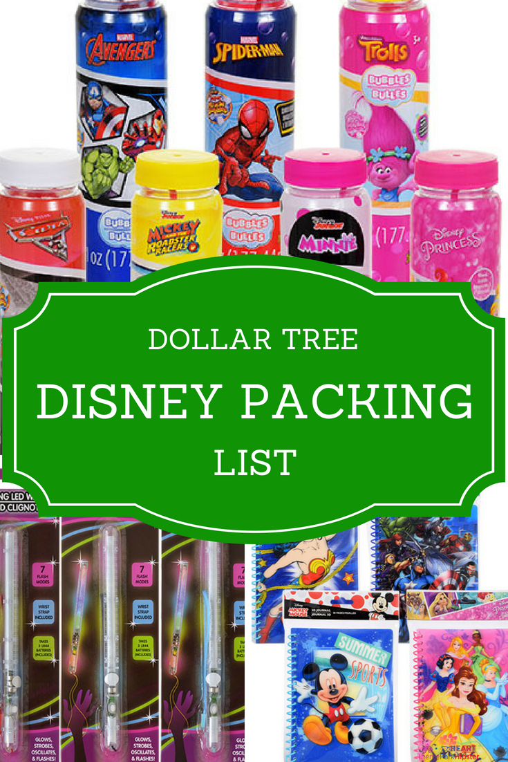 DISNEY DOLLAR TREE PACKING ThemeParkHipster