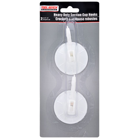 White heavy duty suction cup hooks you could buy for your next Walt Disney World vacation from Dollar Tree.